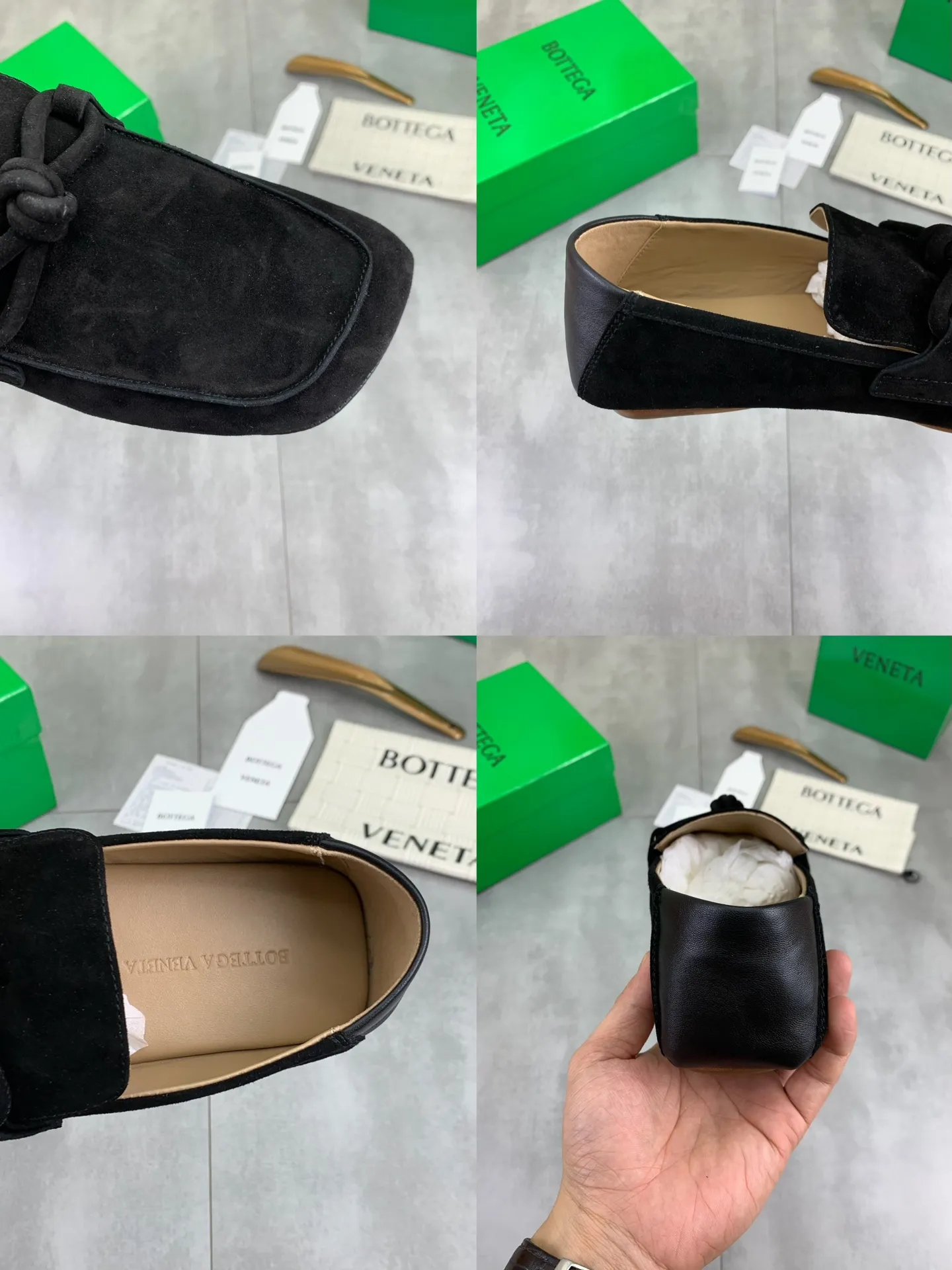 Factory price P760💰Top quality (genuine leather outsole series)💎💎💎 BOTTEGA VENETA official website synchronizes the latest model, top version of the highest version of BV business leather shoes in the market, accept material comparison, shoe type comparison, process comparison, practical and texture, versatile, suitable for any occasion, the more you look at it, the more flavorful it becomes. Pure hand-woven craftsmanship - upper material, imported original hand-woven calfskin - high-quality water-dyed sheepskin lining - original private model custom-made hand-made leather outsole -Size: female 35-39 (34 40 customized) male 39-44 (38 45 customized) Comes with original BV green box, complete packaging.